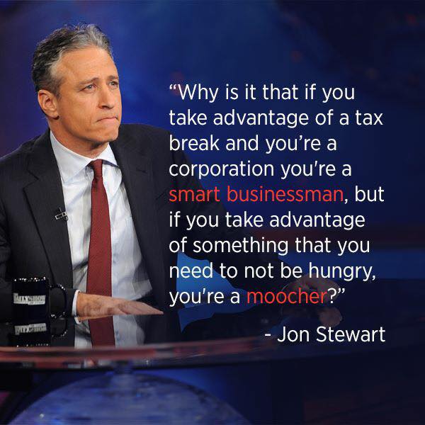 SenSanders's tweet photo. #JonStewart: http://t.co/h1GncHiG0q