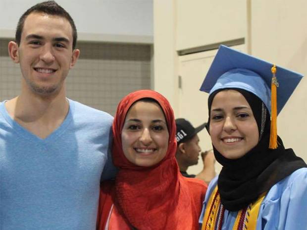Geniustechw's tweet photo. RIP Deah Barakat, Yusor Abu-Salha, and Razan Abu-Salha. Murdered in North Carolina earlier today 
#ChapelHillShooting http://t.co/VqHoiSMpTq