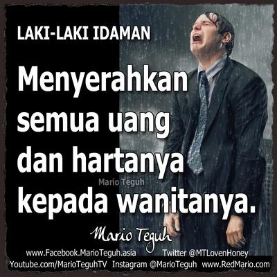 Laki-laki Idaman: Menyerahkan semua uang dan hartanya kepada wanitanya. MT - Anda setuju?