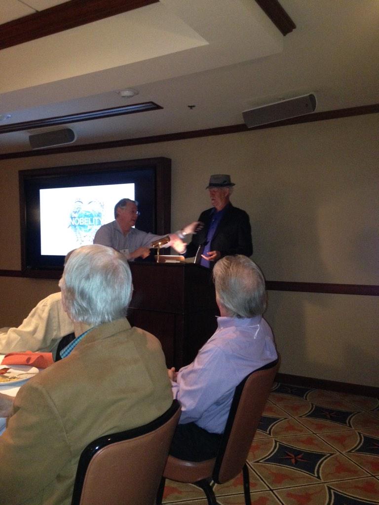 DemianBlair's tweet photo. @turkpipkin speaking @mbcaustin about the #NobelityProject http://t.co/mDORX78trh