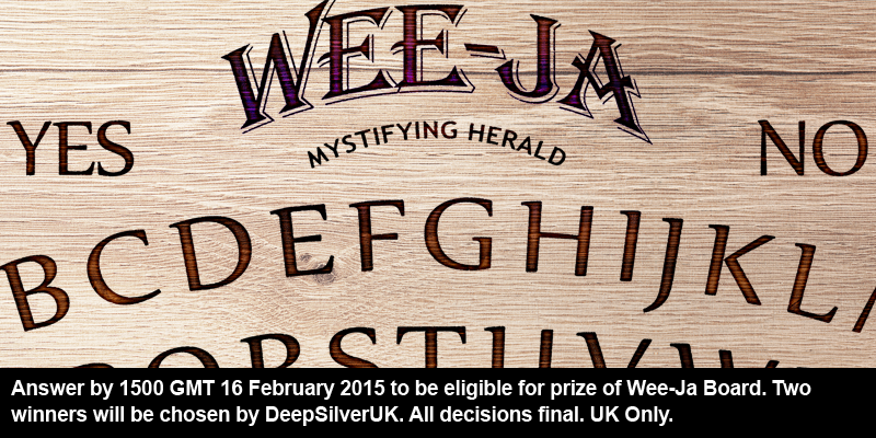 DeepSilverUK's tweet photo. #WinWeds, show us where you'll hold your WeeJa sΓ©ance for chance to win actual #WeeJa Board! http://t.co/iSd7EU1qTV