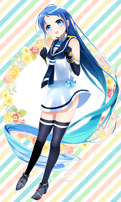 夏コミのサクカにした五月雨ちゃん全身も描いてました 