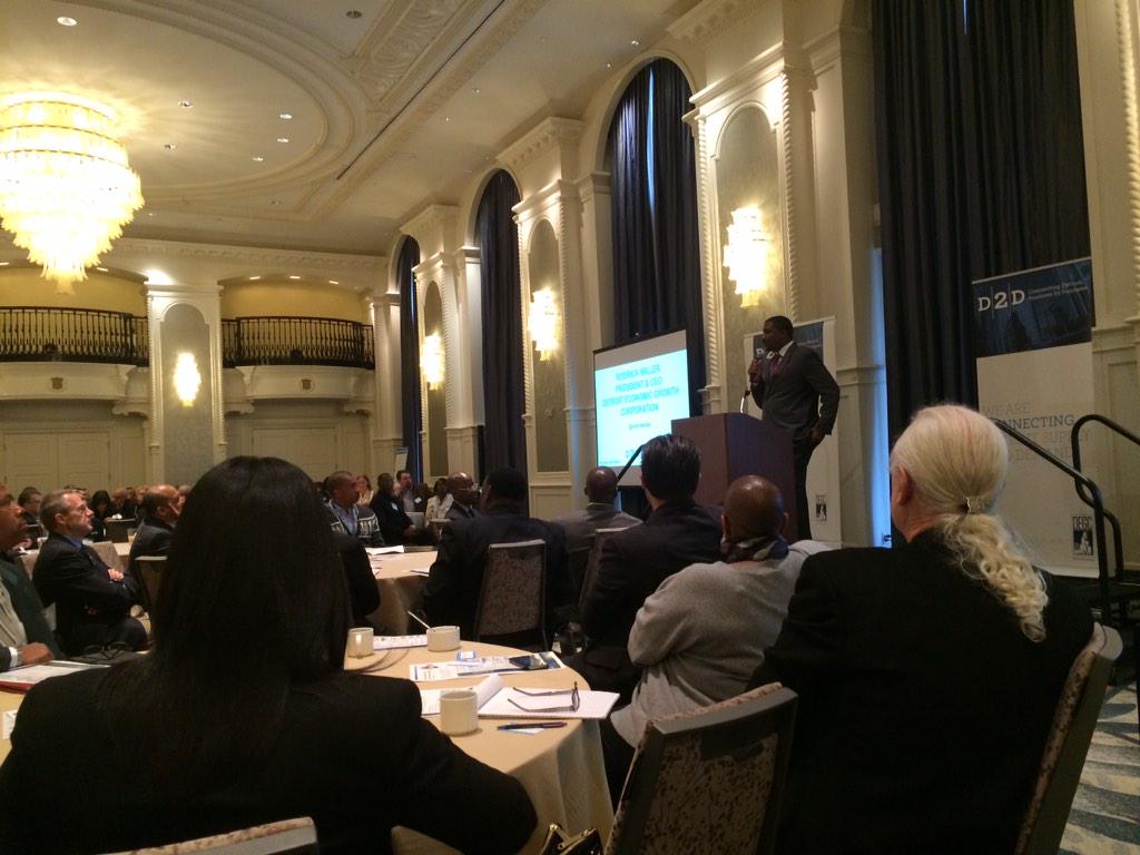 EnergyBillSave's tweet photo. #WalkerMiller in attendance at the #D2DBIZZ event w/ CEO @rodrickmiller opening up. #Detroit http://t.co/vWBWcOdoPq