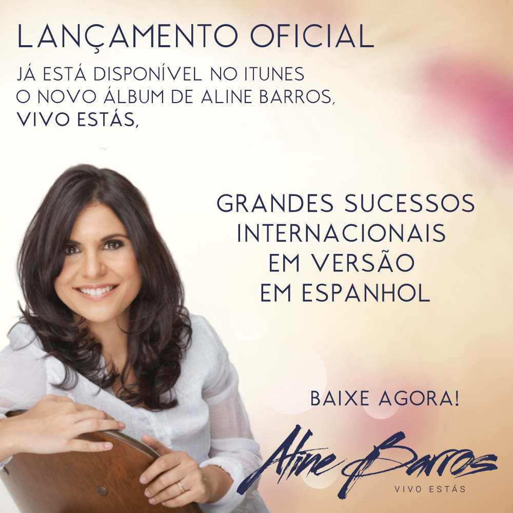 alinebarros's tweet photo. Alegria! Meu novo CD em espanhol completo, #VivoEstás, já está no iTunes! Baixe: http://t.co/8XBfpKNCdf #ABemEspanhol http://t.co/voTRCRYEb7