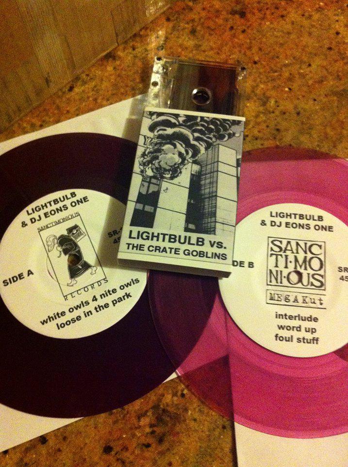 DanLactose's tweet photo. Excited to announce this is coming very soon! @LightBulb415 x DJ Eons One 4 song 7" &amp; full remix cassette! #Megakut http://t.co/TpFY0uMDLb