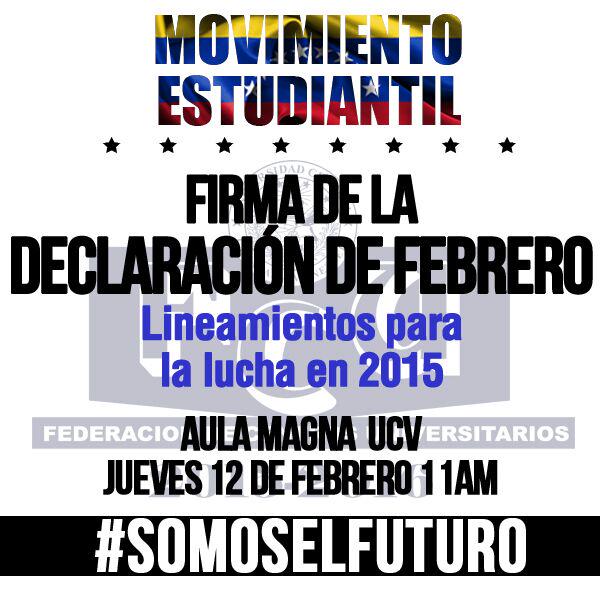 williamsfreddy's tweet photo. Ya basta de manifestaciones sin sentidos #SomosElFuturo @VivaLaUCV @GeoUcevista http://t.co/TS9IbiZRh2