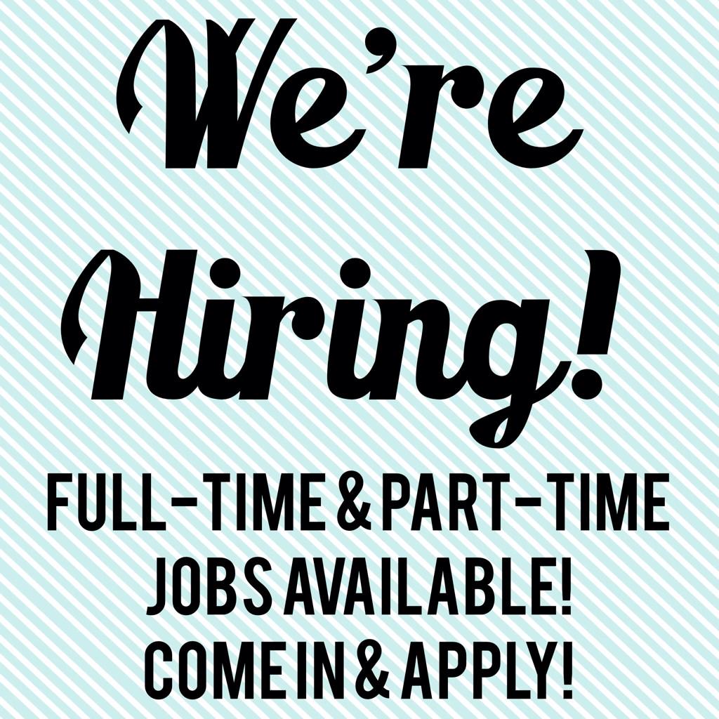 sistersrocks's tweet photo. We're hiring!! http://t.co/7xkUSgOXPz