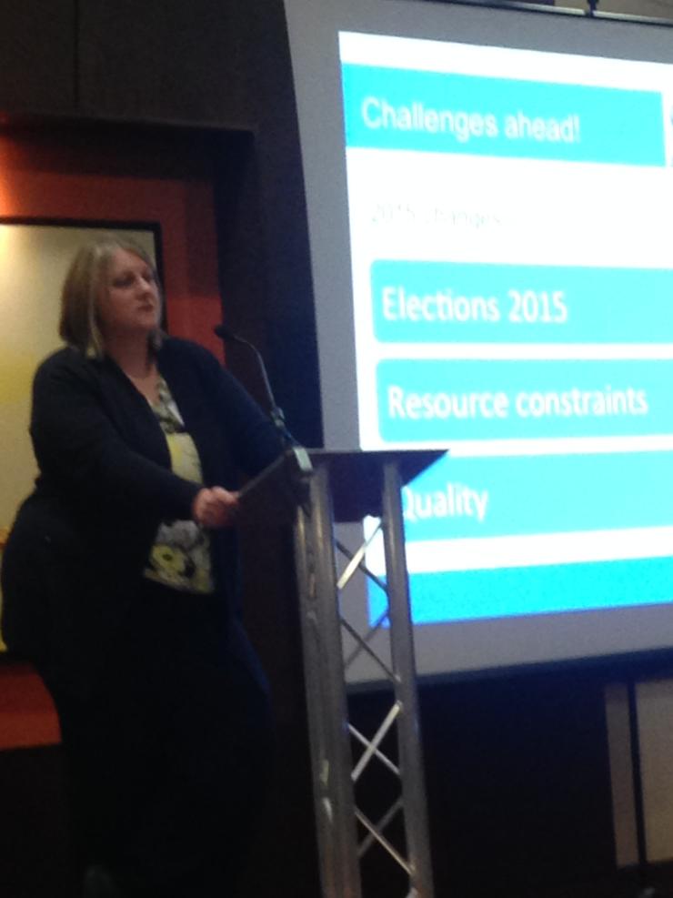 AclcareIng's tweet image. Karen Morse, Head of Skills for Care speaking about the challenges ahead.