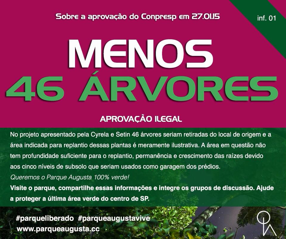 parque_augusta's tweet photo. #conpresp aprova desrespeito à mata atlantica chega! @parque_augusta #ParqueSemPrédios http://t.co/QAT0BCtGXc