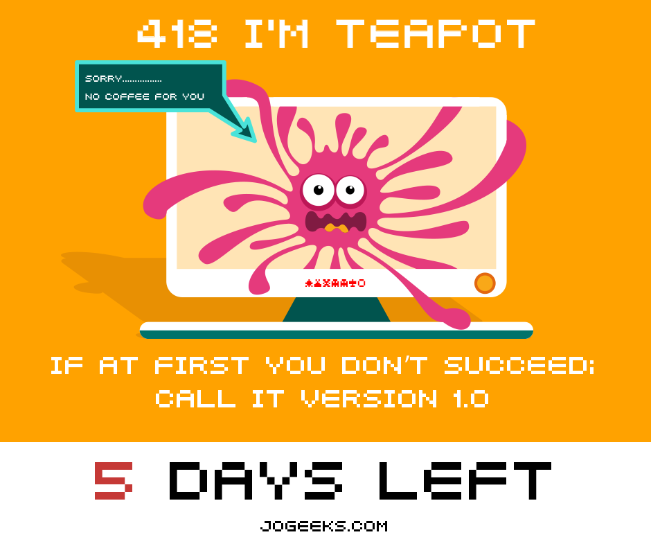JoGeeks_'s tweet photo. If at first you don’t succeed; call it version 1.0 #4ThingsG #JO #JoGeeks http://t.co/MUDWCQJoKc