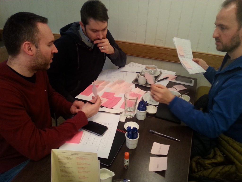 UnifiedTheoryUX's tweet photo. Exciting branding exercise for The Unified Theory. Love the energy &amp; rapid progress when doing activities like this! http://t.co/ORspRnqYk1
