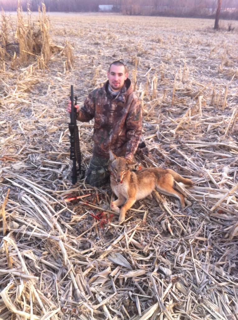 19Isaacsmith's tweet photo. Put the smack down on my first coyote of the year this morning. http://t.co/fNg6dRdDLz