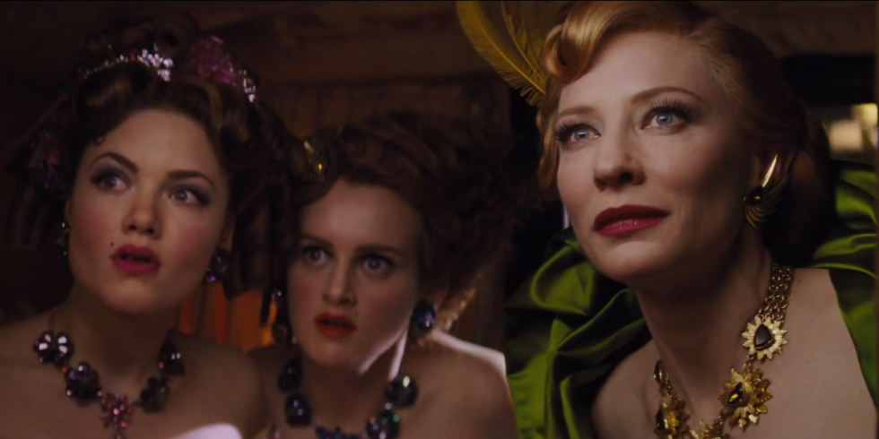 ELLEmagazine's tweet photo. Forget Cinderella--Cate Blanchett is faaaaabulous as the evil stepmother in this new trailer: http://t.co/ztsjM7FEMA http://t.co/zjqTAHv6ah