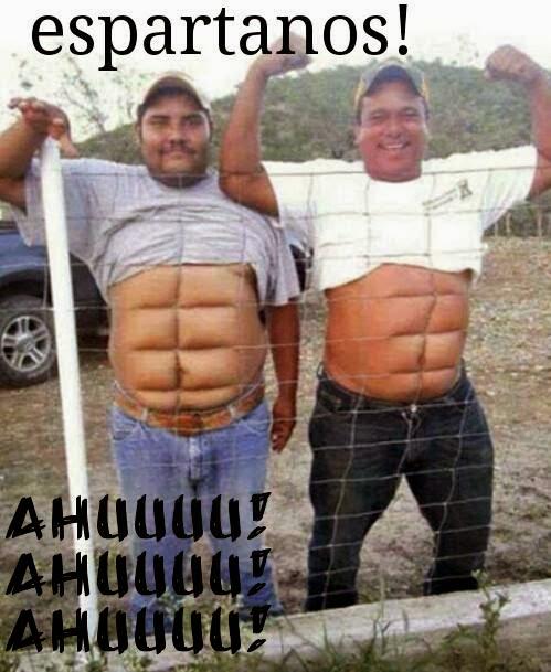 ofertitas's tweet photo. ESPARTANOSSS! http://t.co/34GnVvs32r