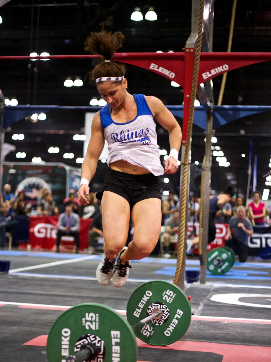 newyorkrhinos's tweet image. Rhino Tina Angelotti hops over the bar during the exhibition match during the #LAProDay. #gorhinos #soundthehorn