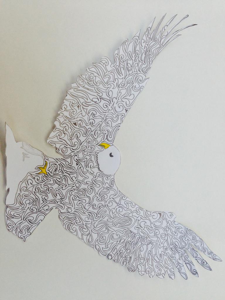 Isaac_Hall_'s tweet photo. Took my hand doodles a little further...
#doodle #eagle http://t.co/HkM6EVGCsy