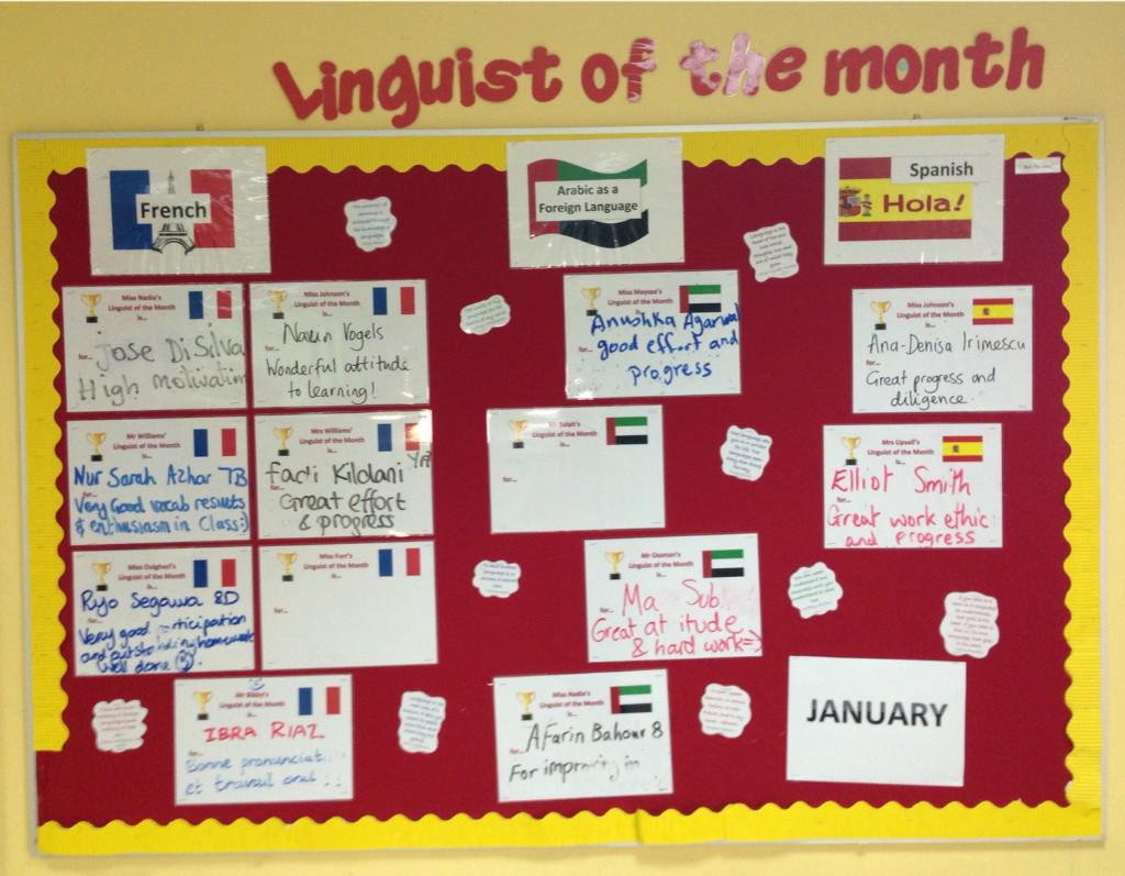 DIS_MFL's tweet photo. Well done to January's Linguists of the Month! http://t.co/5xrFOHqllX