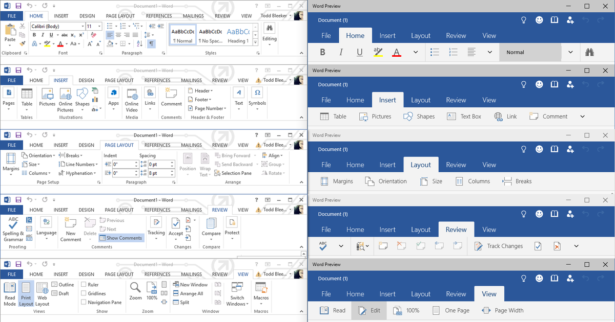 word vs word 2016 word vs word 2016