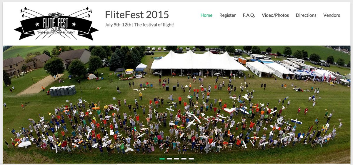Flite Test "Flite Fest early registration is open! Official launch is this Friday. http://t.co/8VMKtscPEH http://t.co/0kdQEAZ2xm" / Twitter