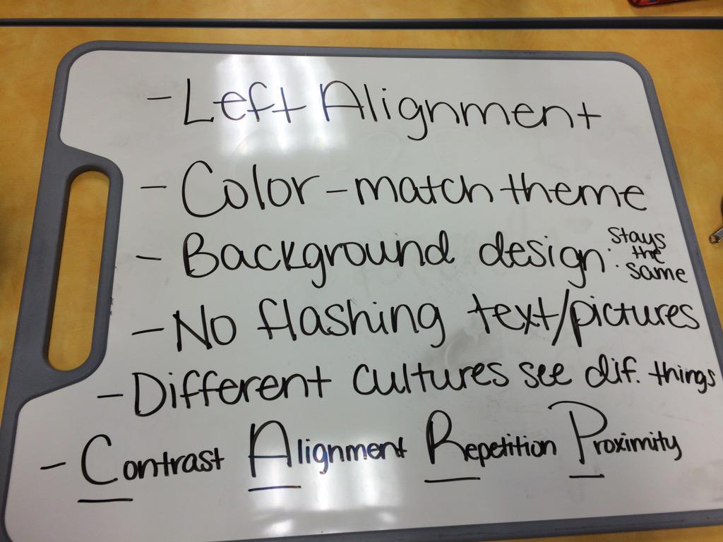 Miss_Michaelaaa's tweet photo. What we learned from the Visual Literacy lecture #unietd http://t.co/HmvHsS4maZ