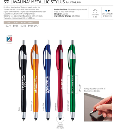 Promoproduct's tweet image. Imprinted Promotional Pens Dallas, Tx - …pecials.dallaspromotionalproducts.com/promotional-pr…