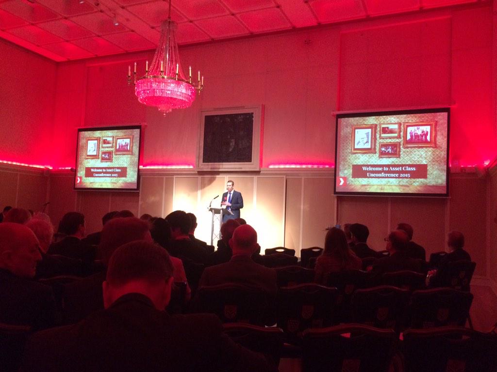 Dawid1's tweet image. @robertjgardner opens the @redingtontweets Unconference here in the City of London. #AssetClass2015