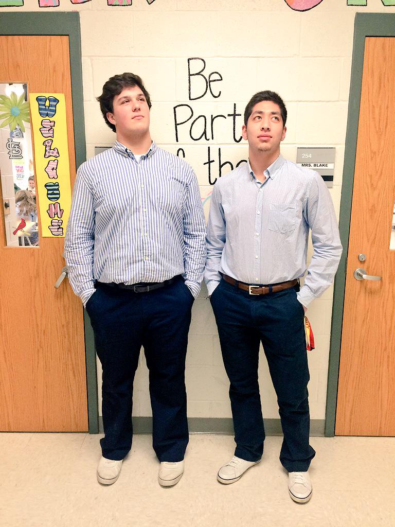 LinkLeadersTHS's tweet photo. How precious are they?! #LinkSwag @DannyWilliams74 @Jhouston75 ☺️ http://t.co/o7Vl1SrPVj