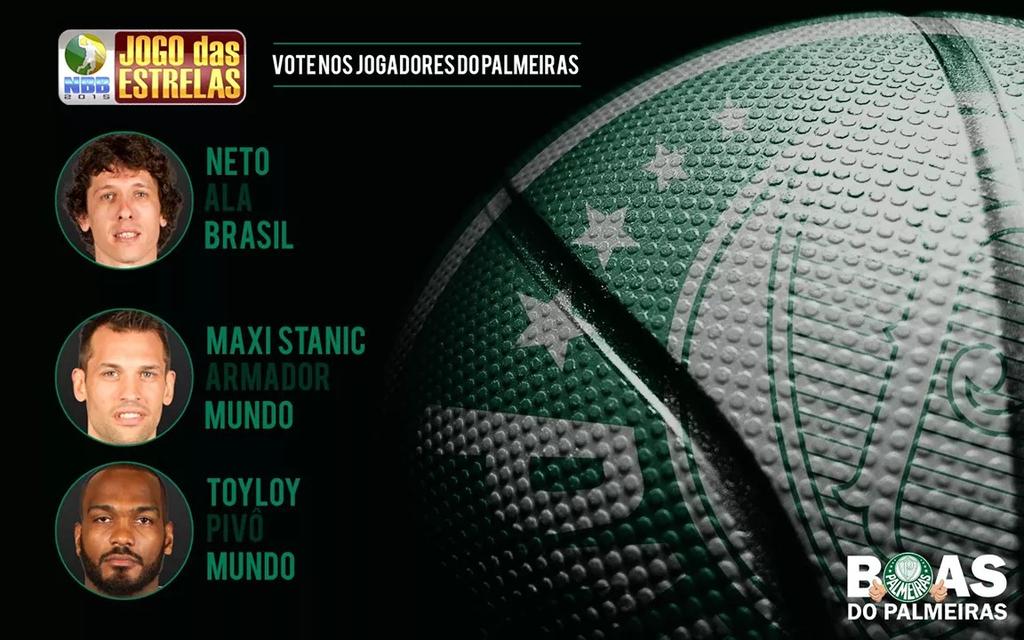 DNAlviverde's tweet photo. Votem nos Palmeirenses para os quintetos titulares! http://t.co/T3OyRvPimG #NetoTitular #ToyloyTitular #StanicTitular http://t.co/7f8FzY4Fpo