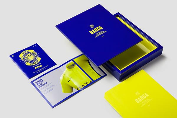 Packaging beautiful Packaging - #FCBarcelona x #Nike x Oxigen 12elfthman.com/2015/02/11/pac… #packaging #design #football