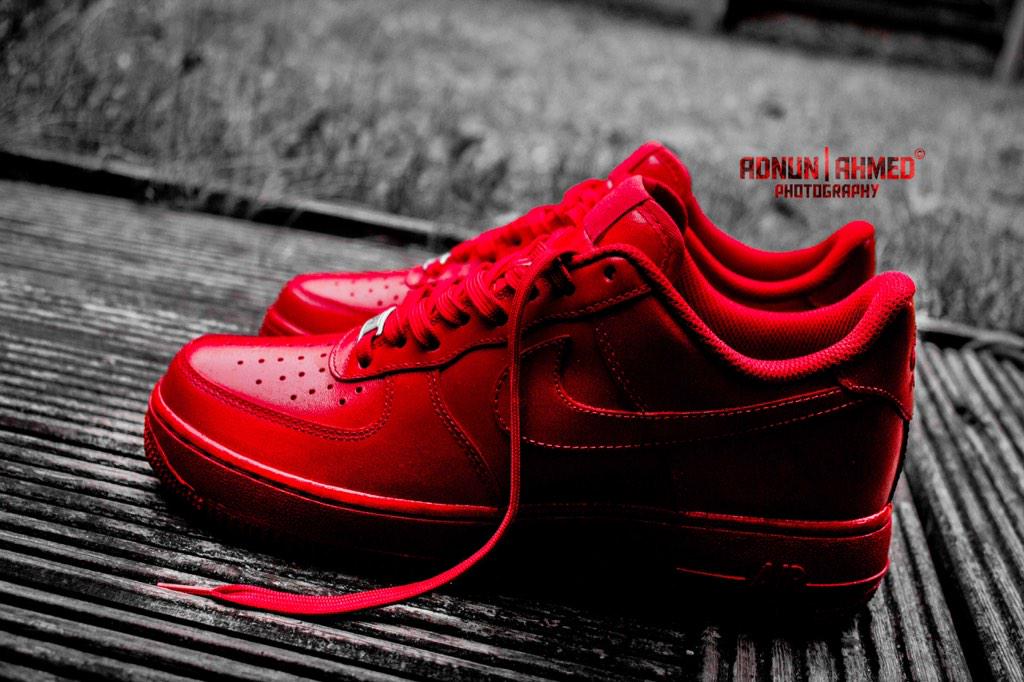 blood red air force ones