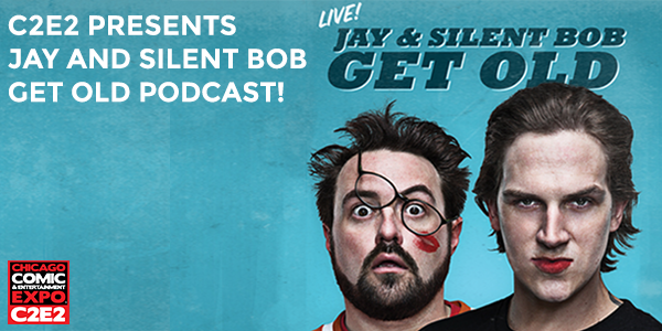#C2E2 presents Jay and Silent Bob Get Old Podcast with <a href="/ThatKevinSmith/">KevinSmith</a> and <a href="/JayMewes/">Jay Mewes</a>! bit.ly/199FPIP