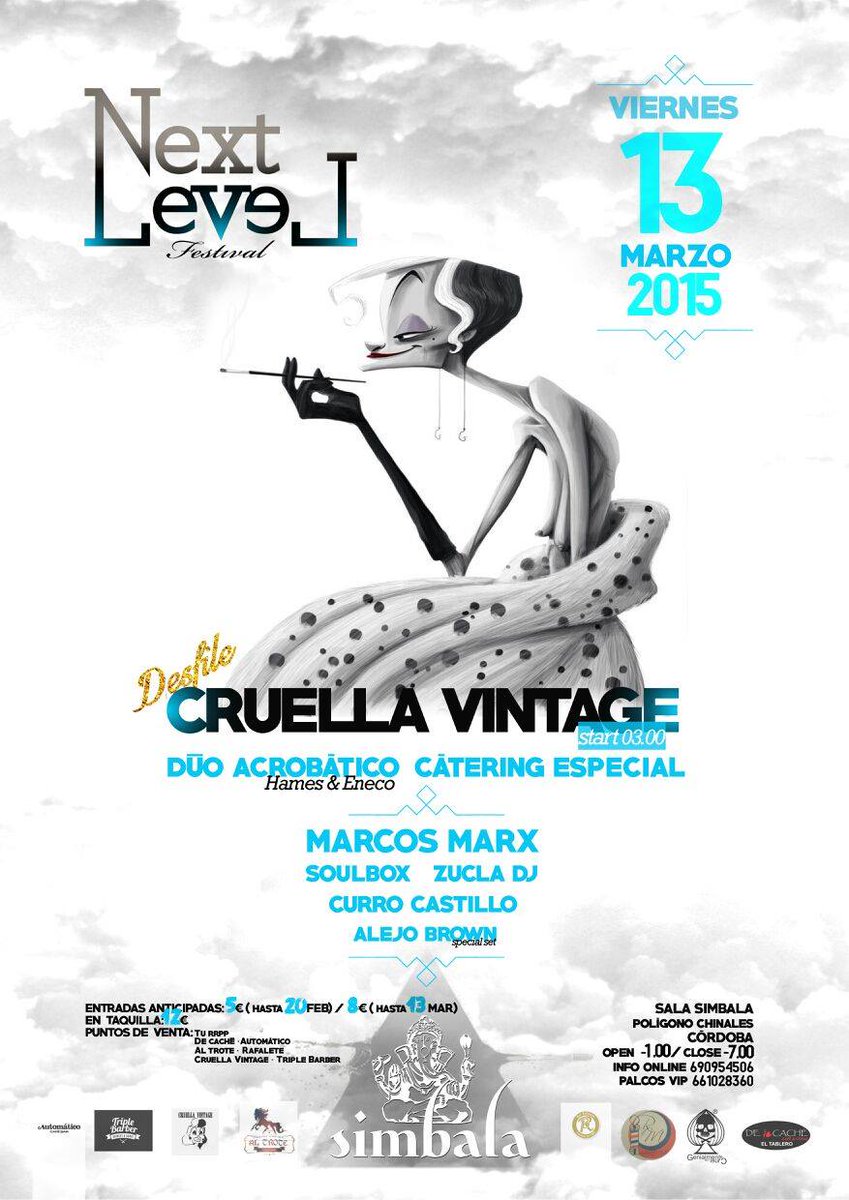 ACzucli's tweet image. NEXT LEVEL FESTIVAL - CÓRDOBA Te espera el 13 de MARZO !!! 
TE ESPERAMOS NO LO OLVIDES!!!