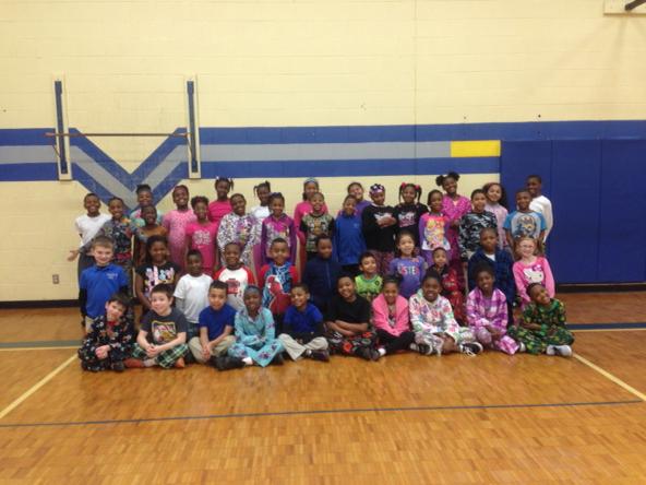 cuspilgrim's tweet photo. Pilgrim scholars celebrate meeting their assessment goals with a PJ Party! http://t.co/sbygrRYAjA