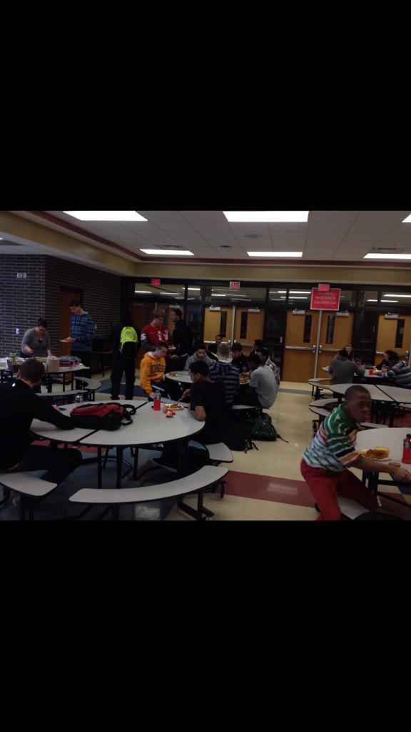 Guys having some bonding time. Team meal as a family. #WeAreJeffBasketball