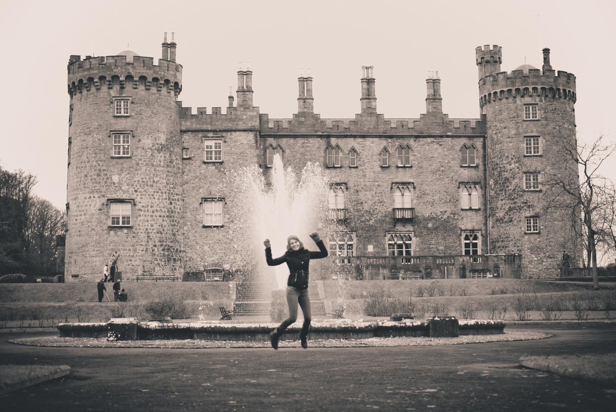 We stonden deze middag te springen om Kilkenny Castle te bezoeken! #OMteam