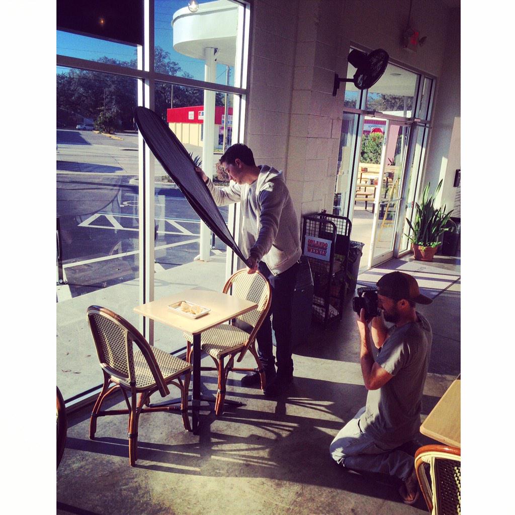 photoshoot day at the deli!