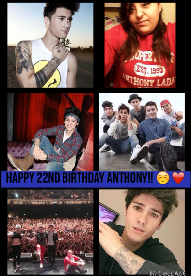 I bet your feeling 22 lol! Happy Birthday Anthony!!! Got my property of Anthony Ladao sweatshirt on! ;) 