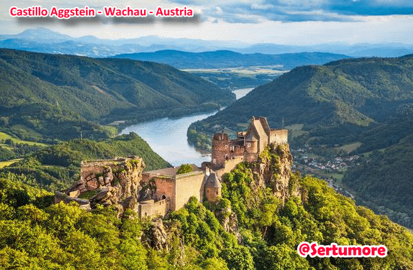 Muy bonita foto del Castillo de Aggstein en Austria.
Gracias por los ReTuits.