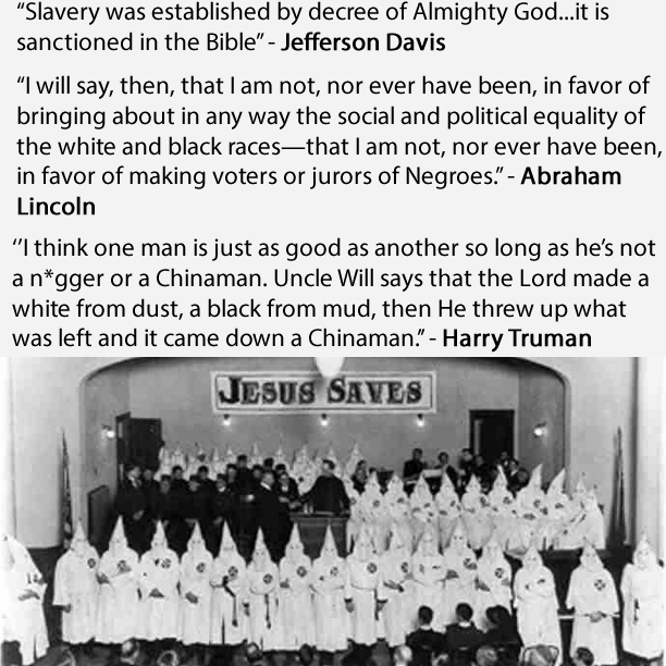 TalbertSwan's tweet photo. #Right and #GOP history rewrite saying #Christians didn't  justify #Slavery &amp; #JimCrow. POTUS @BarackObama was right! http://t.co/4PtGy2PgFu