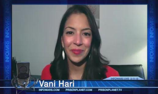 RealAlexJones's tweet photo. The @thefoodbabe Vani Hari is now LIVE! http://t.co/OQtch0tDED Get a copy of her new book here:http://t.co/RB6N1O0uzm http://t.co/Qq7e44bKwK