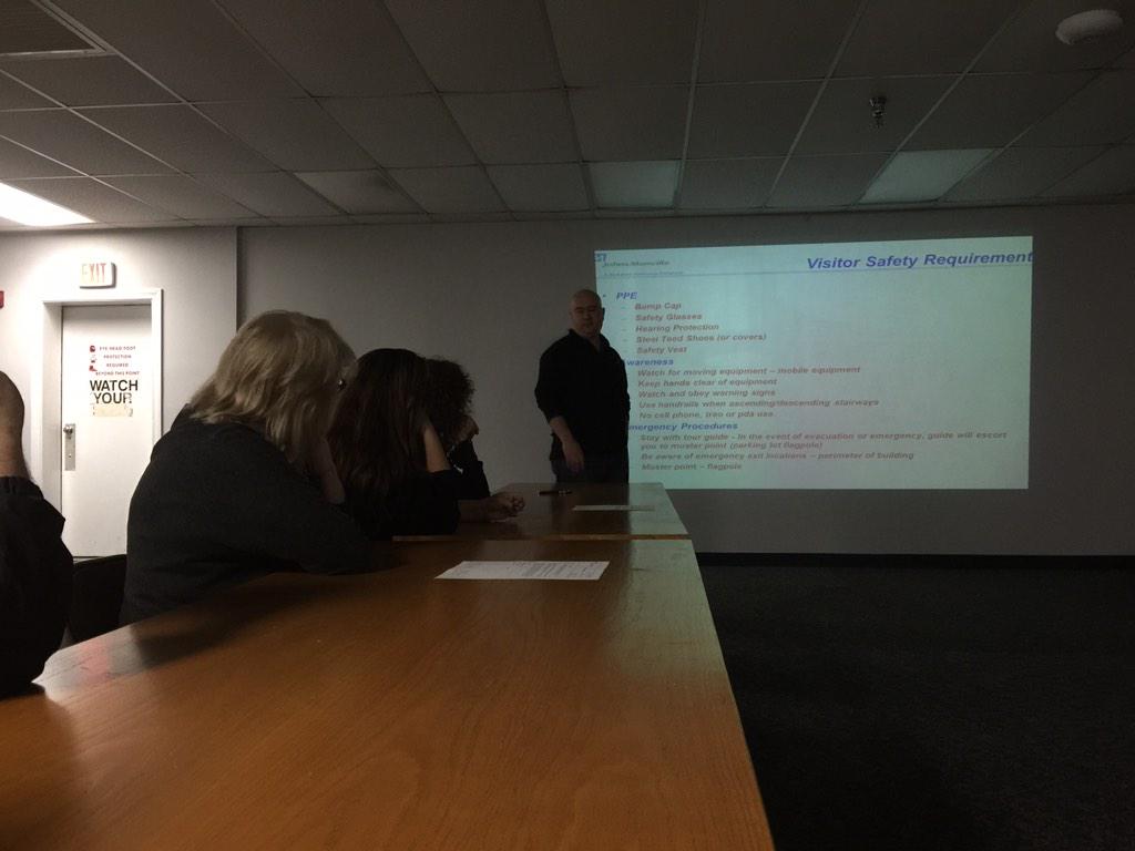 leadbarrow's tweet image. Kip Gaston w/ JohnsManville giving overview &amp;amp; tour of JM