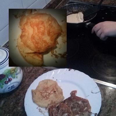 Melani_28's tweet photo. Que buenas cocineras! haciendo tortitas @AndreittaMart http://t.co/J2hqdWkhov