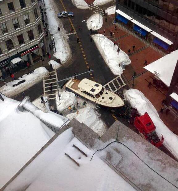 selectscb's tweet image. When your yacht gets stuck on the street #firstworldprobz