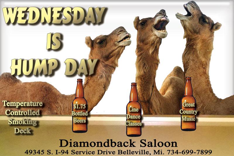 D_backSaloon's tweet image. It's #HumpDay!! Come out for a #LineDanceClass or some #Karaoke with @celianip