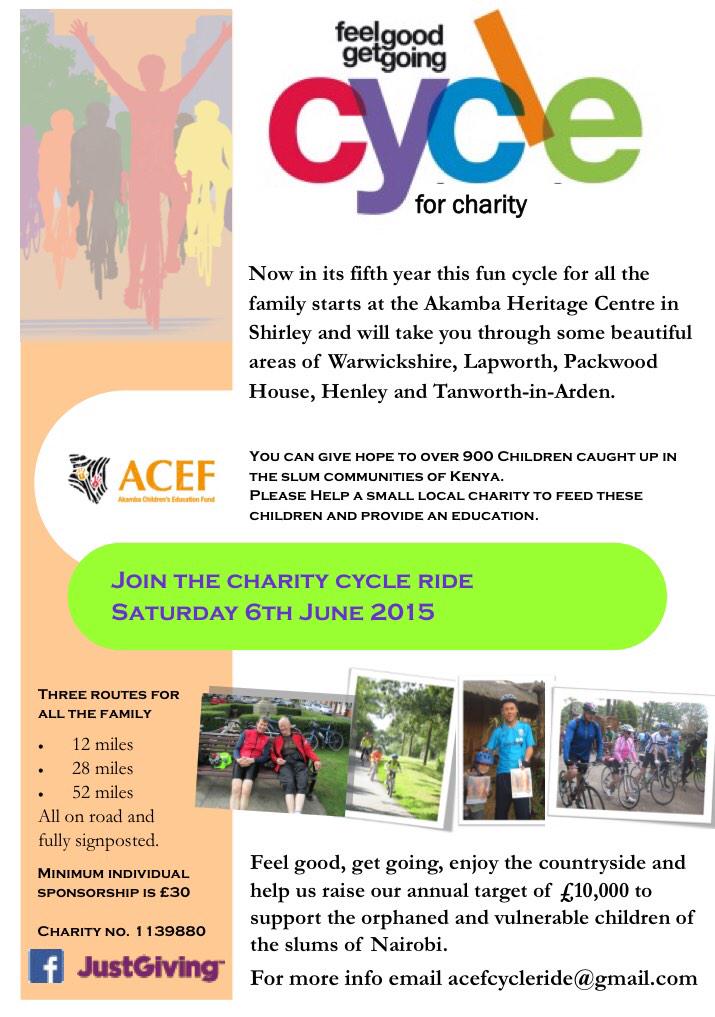 Cleanfeasting's tweet image. Any of my fellow brummies fancy taking on a cycling challenge for an amazing charity close to my heart #GetInvolved