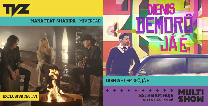 WarnerMusicBR's tweet photo. O #TVZ hoje está imperdível: com os clipes de @dienisoficial e @manaoficial. Todo mundo ligado no @Multishow às 19h. http://t.co/hUw3m4zMxm
