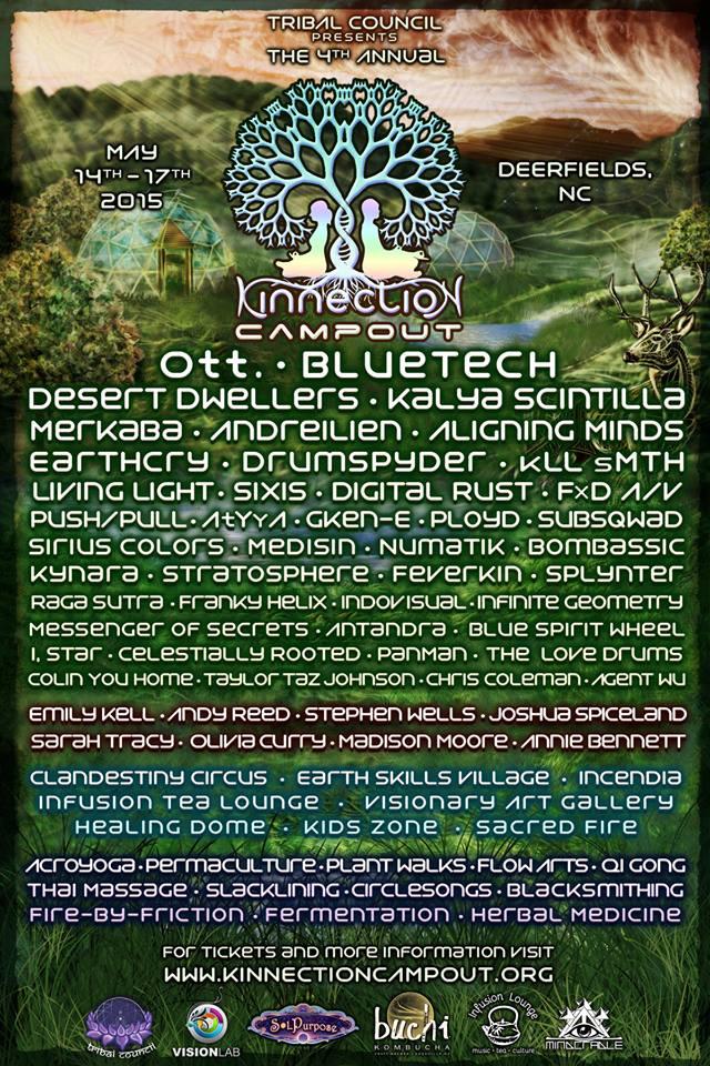 KINNECTION CAMPOUT 2015! Feat. <a href="/Ottsonic/">Ott.</a> <a href="/iambluetech/">Bluetech</a> <a href="/Desert_Dwellers/">Desert Dwellers</a> @KalyaScintilla @andreilien @digitalrust AtYyA