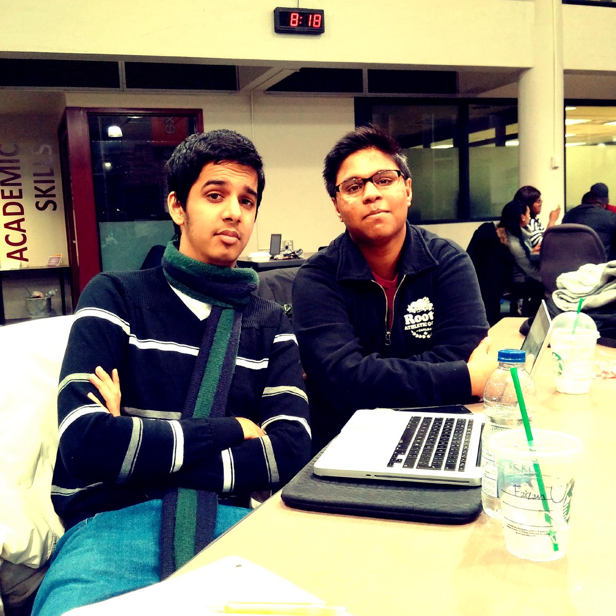 Mac__ISA's tweet photo. Chai Wala and Chef Alim hardly studying! #therealfaizanandalim http://t.co/SXWMxipQF9