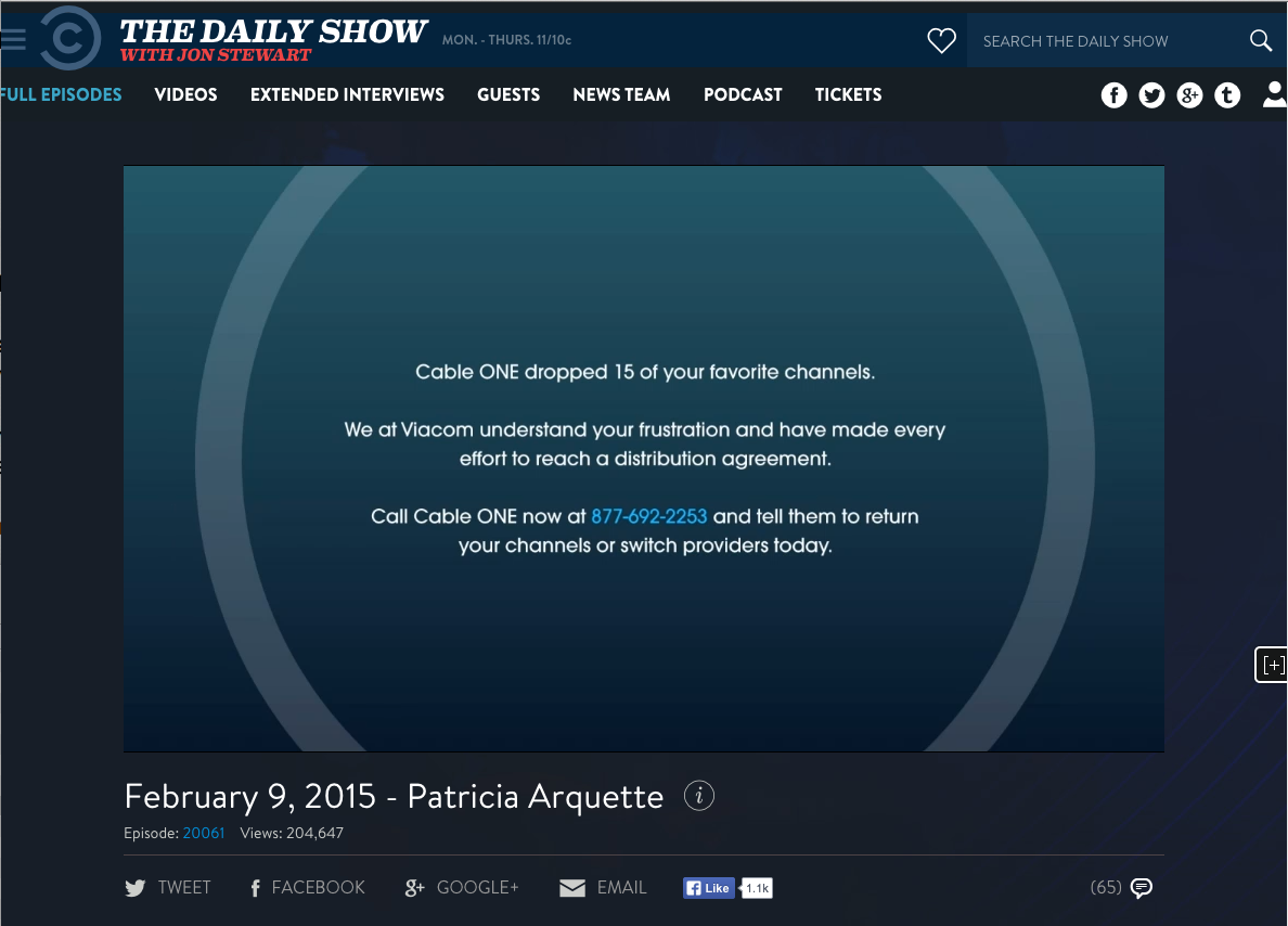 suxsam's tweet photo. Forget #NetNeutraility... what is this corporate embargo? Subscribe to @cableONE internet &amp; punished a TV dispute? http://t.co/iyOxnFJdar