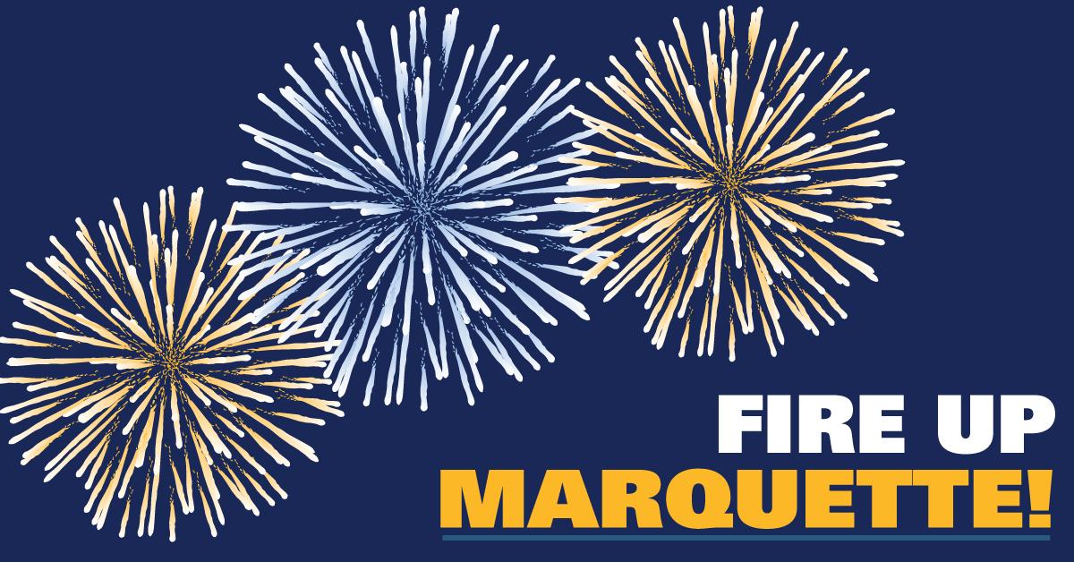 MarquetteNation's tweet photo. We are kicking off #NationalMarquetteDay with a bang this year on 2.20! http://t.co/Ao6ghdOJIp. http://t.co/FqXZUEKaBw